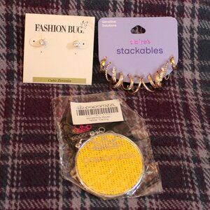 NWT Mixed Earring Lot Fashion Bug, Paparazzi, Claire's
